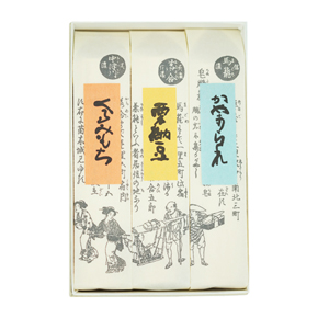 栗納豆100g/くるみ餅6/かやあられ100g 詰合